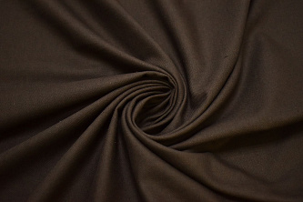 Костюмная коричневая ткань W-130538