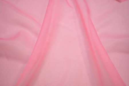 Органза розового цвета W-126918