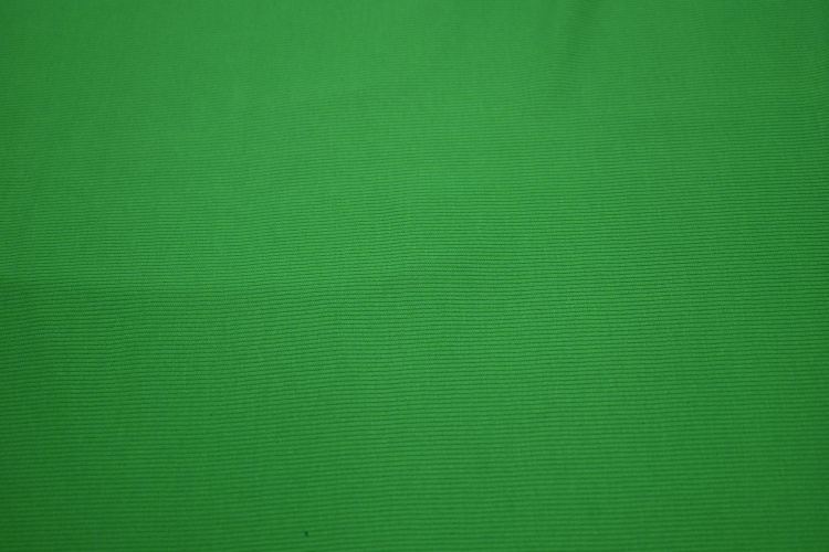 Трикотаж рибана зеленый W-125747
