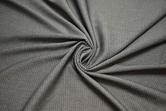 Костюмная серо-черная ткань W-131337