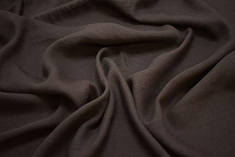 Костюмная коричневая ткань W-127314