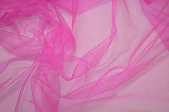 Сетка мягкая розового цвета W-124858