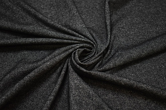 Костюмная серая черная ткань W-129897