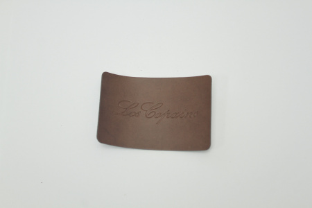 Нашивка патч коричневая с надписью Les Copains W-133283