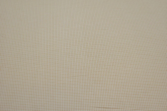 Рубашечная бежевая белая ткань геометрия W-132134