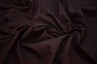 Рубашечная бордовая ткань в полоску W-130622