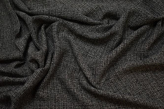 Костюмная серая черная ткань W-132865