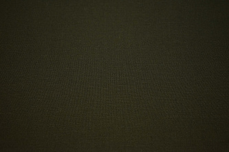 Костюмная цвета хаки ткань W-130928