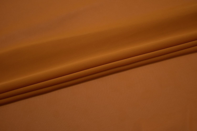 Шифон однотонный оранжевый W-128629