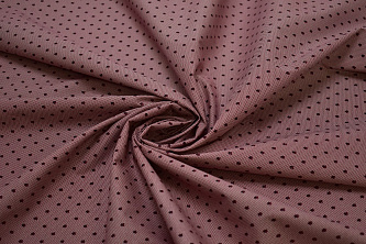 Рубашечная бордовая ткань геометрический узор W-133200