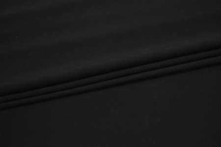 Плательная черная ткань W-127193