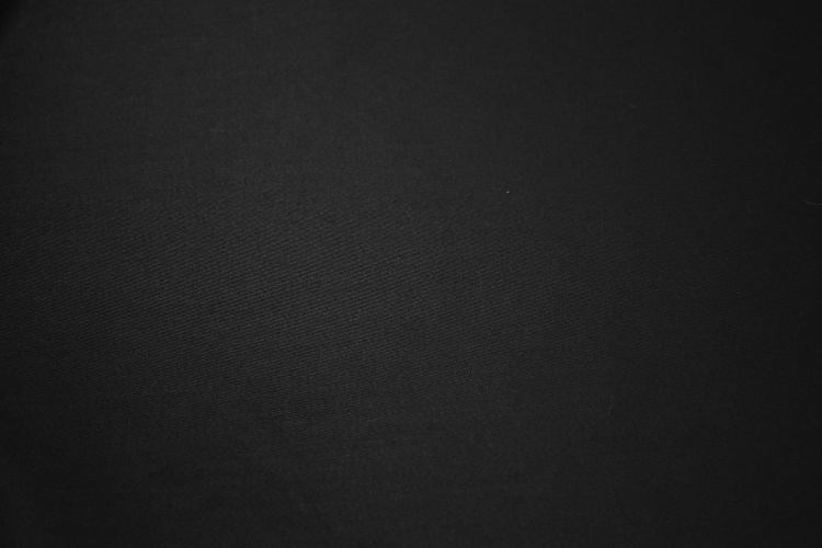 Костюмная черная ткань W-128829