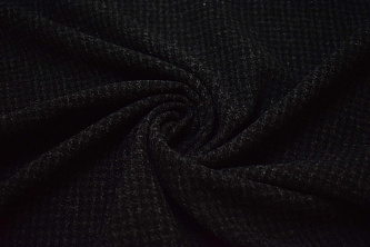 Костюмная серо-черная ткань W-127828