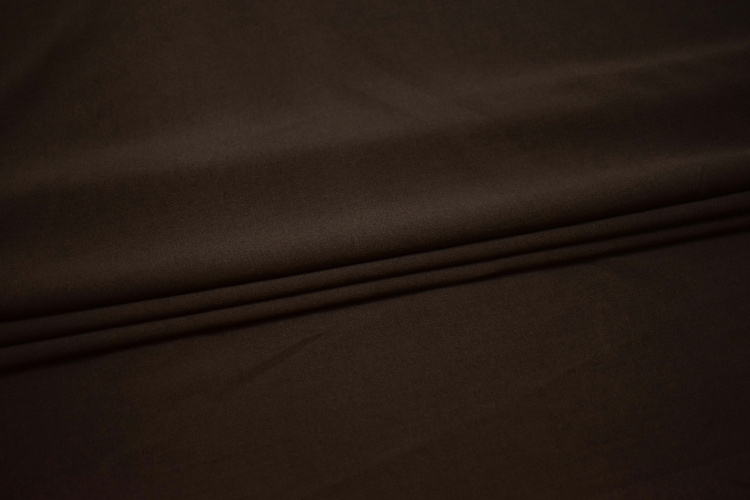 Костюмная коричневая ткань W-131054