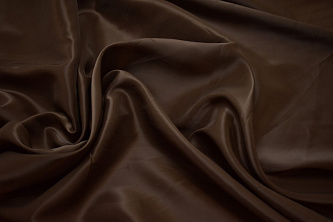 Плательная коричневая ткань W-128933