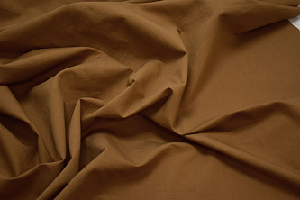 Рубашечная коричневая ткань W-130842