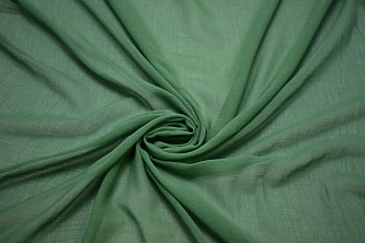 Плательная зеленая ткань W-126272