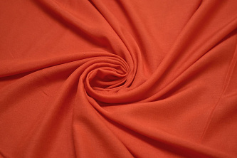 Плательная оранжевая ткань W-130383