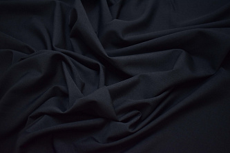 Костюмная тёмно-синяя ткань W-131324