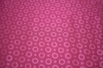 Жаккард розовый круги W-126408