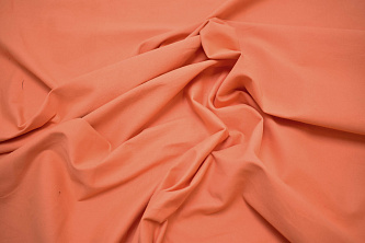 Костюмная оранжевая ткань с эластаном W-131207
