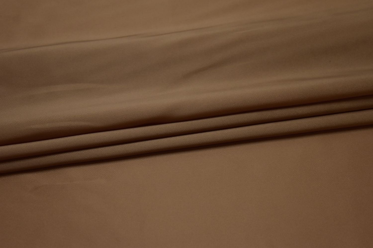 Плательная цвета капучино ткань W-132424