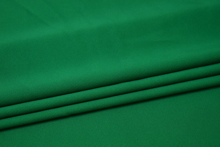 Костюмная зеленая ткань W-130494
