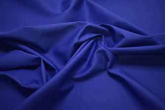 Костюмная синяя ткань W-129364