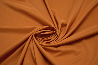 Плательная оранжевая ткань W-128548