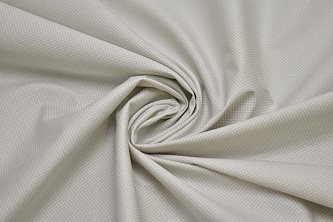 Костюмная серо-белая ткань W-130483
