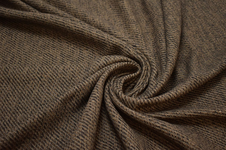 Пальтовая коричневая ткань W-132308