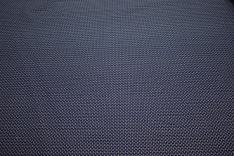 Рубашечная синяя белая ткань геометрия W-132882
