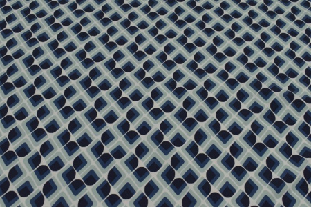 Бифлекс с тёмно-синим геометрическим принтом W-133820