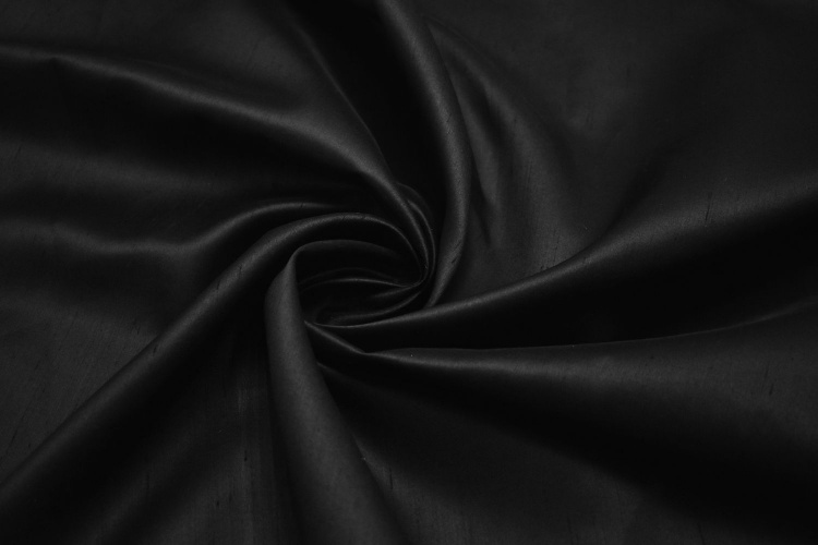 Шёлк черного цвета W-123591