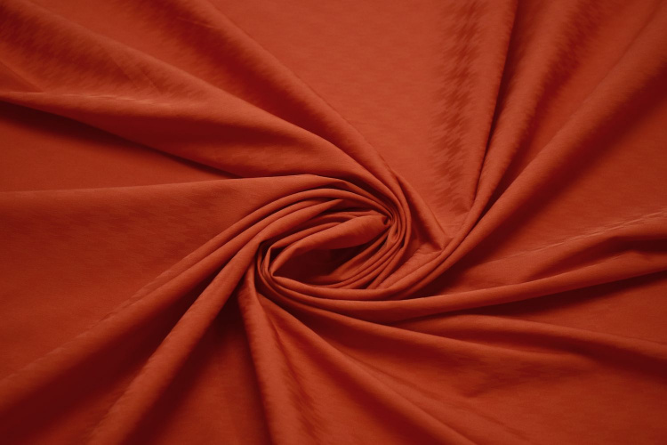 Плательная оранжевая ткань узор W-132423