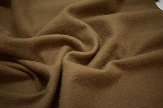 Пальтовая бежевая ткань из шерсти W-127059