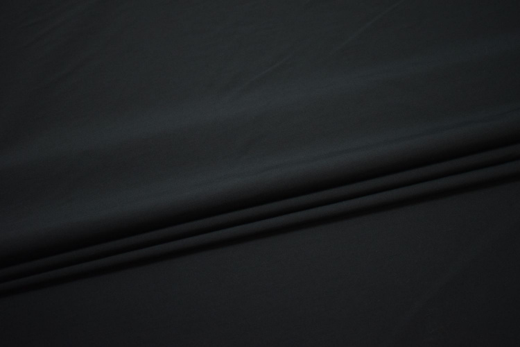 Плательная черная ткань W-129137