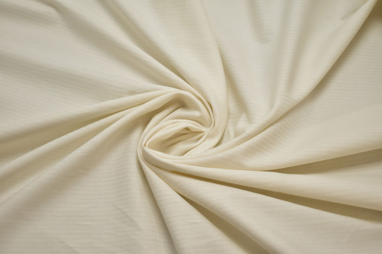 Рубашечная молочная ткань полоска W-129997
