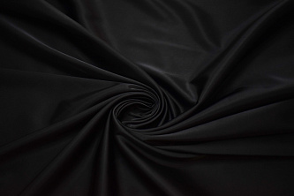 Костюмная черная ткань W-126859