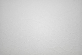 Трикотаж белый фактурный W-127568