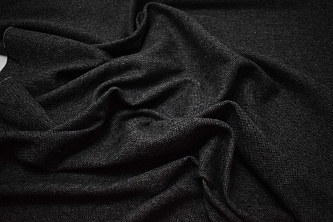 Костюмная черно-серая ткань W-131359