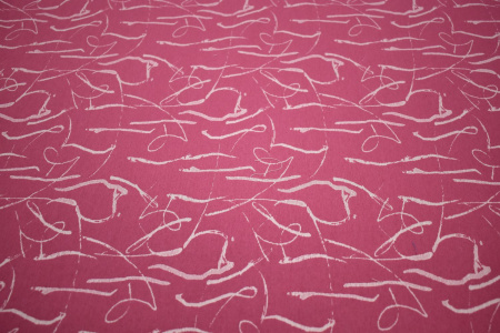 Жаккард розовый серый абстракция W-132098