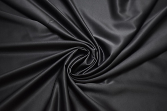 Плательная темно-серая ткань W-129415