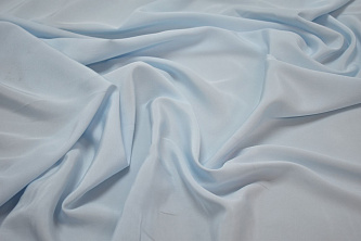 Плательная голубая ткань W-127842