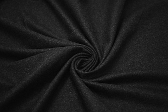Костюмная черная ткань W-129746