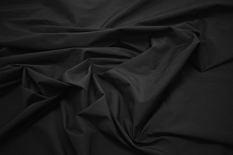 Плательная черная ткань W-130419