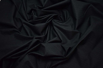 Костюмная тёмно-синяя ткань полоска W-130800