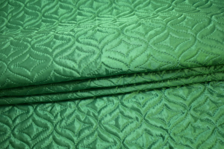Подкладкка стеганая зеленая иза W-130549