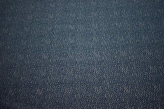 Трикотаж серый синий меланж W-127437
