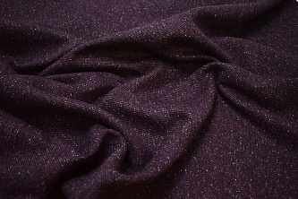 Пальтовая фиолетовая ткань W-132302